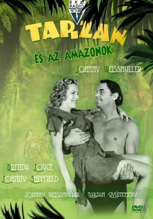 Poster Tarzan és az amazonok 1945