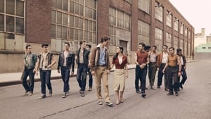 Graphic background for West Side Story in IMAX