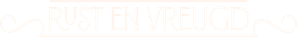Rust en Vreugd — Logos 1