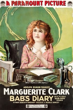 Poster Bab's Diary (1917)