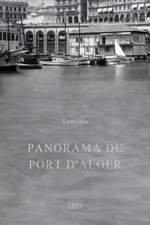 Panorama du port d'Alger poster