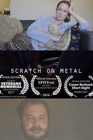 scratch on metal poster