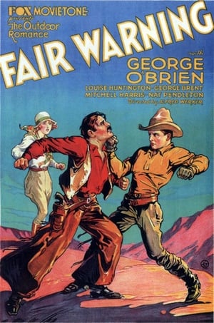 Poster Fair Warning (1931)