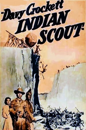 Poster Davy Crockett, el explorador indio 1950