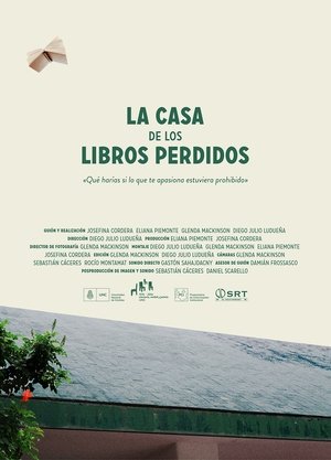Póster oficial de la película La casa de los libros perdidos