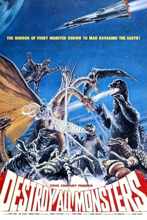 Poster Destroy All Monsters 1968