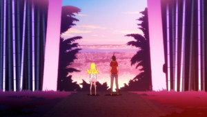 Kabukimonogatari backdrop