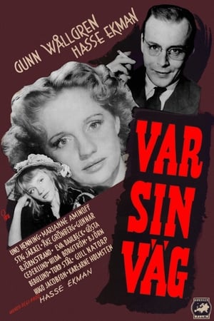 Poster Var sin väg 1948