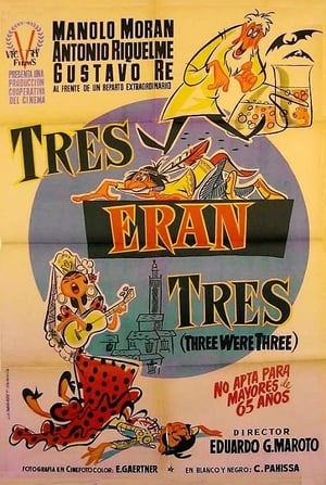 Poster Tres eran tres (1954)