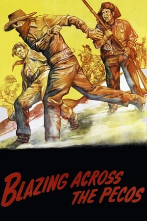 Poster Blazing Across the Pecos 1948