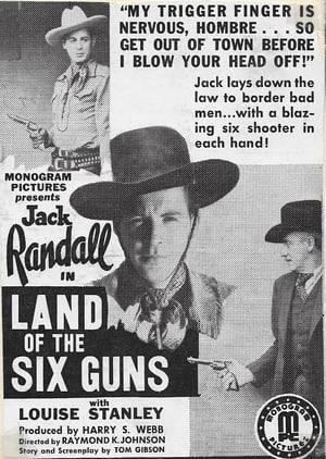 Poster Land of the Six Guns (1940)