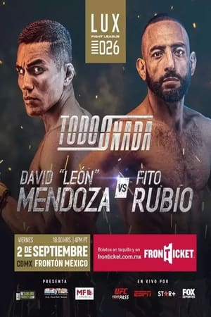 Poster LUX Fight League 26 (2022)