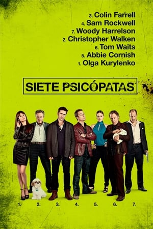 Poster Siete psicópatas 2012