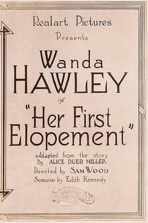 Poster Her First Elopement (1920)