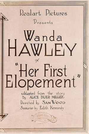 Poster Her First Elopement 1920