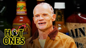 Hot Ones Flea Is Red Hot While Eating Spicy Wings