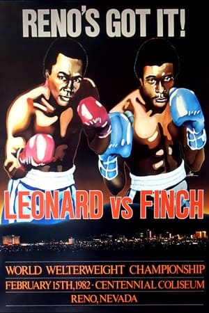 Poster Sugar Ray Leonard vs. Bruce Finch 1982