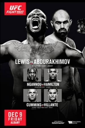 Poster UFC Fight Night 102: Lewis vs. Abdurakhimov (2016)