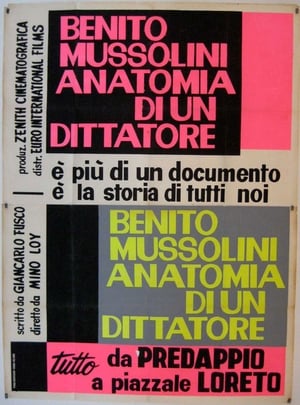 Poster Benito Mussolini: Anatomy of a Dictator (1962)