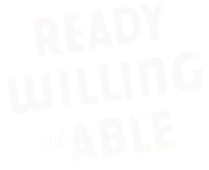 Ready, Willing and Able — Logos 1