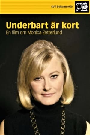 Poster Underbart är kort - en film om Monica Zetterlund 2007