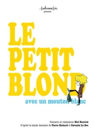 Poster Le Petit Blond avec un mouton blanc 2013