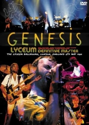 Poster Genesis | Live in London: The Lyceum Tapes May 7, 1980 1980