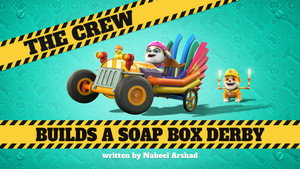The Crew Builds a Soap Box Derby still