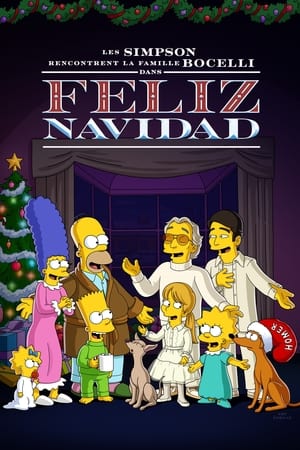 Poster Les Simpson rencontrent la famille Bocelli dans Feliz Navidad 2022
