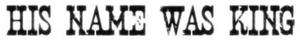 Lo llamaban King — Logos 1