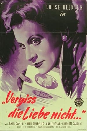 Poster Vergiß die Liebe nicht (1953)
