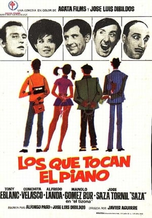 Poster Los que tocan el piano 1968