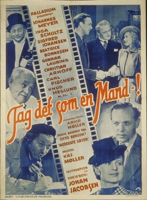 Tag det som en mand poster