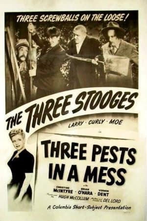 Poster Three Pests in a Mess 1945