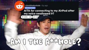 Still from My niece swallowed an AirPod, can I still connect? r/AmITheA-hole