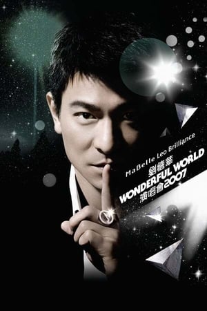 Poster Andy Lau Wonderful World Concert Tour Shanghai 2008 2008