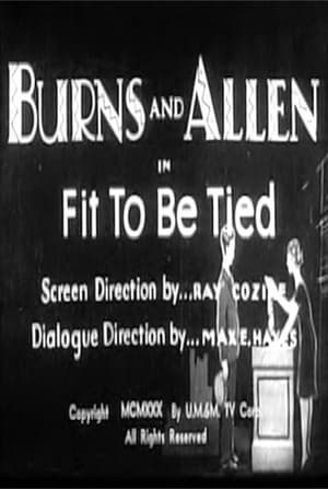 Poster Fit to be Tied (1930)