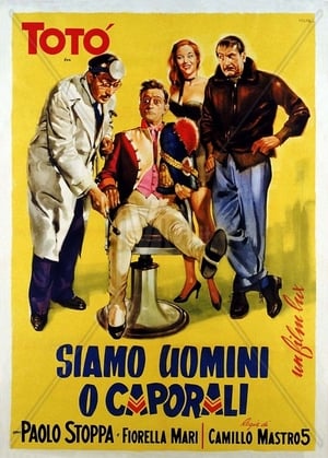 Poster Siamo uomini o caporali 1955