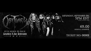 Obituary - 11th Hour 12-Pack Live Stream