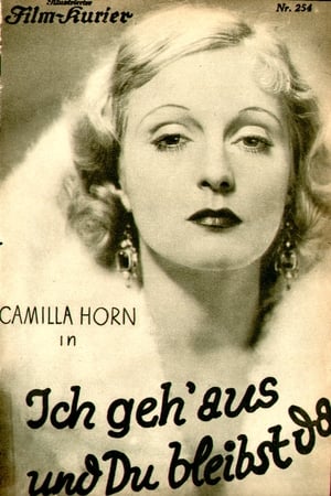Poster I Go Out and You Stay Here (1931)