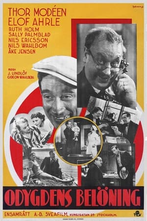 Poster Odygdens belöning (1937)