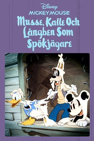 Poster Musse, Kalle & Långben som Spokjägare 1937