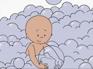 Image Caillou in the Bathtub