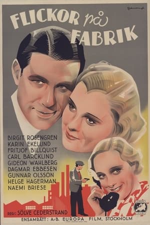 Poster Flickor på fabrik 1935