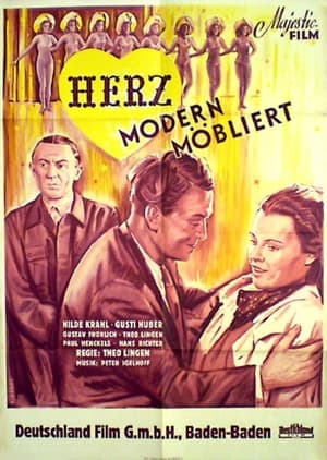 Poster Herz – modern möbliert (1940)