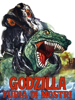 Poster Godzilla - Furia di mostri 1971