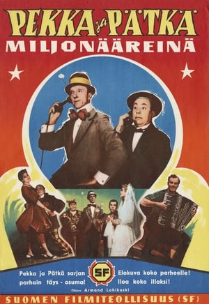 Poster Pekka ja Pätkä miljonääreinä (1958)