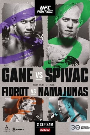 Poster UFC Fight Night 226: Gane vs. Spivak 2023