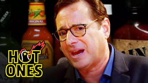 Hot Ones Bob Saget Hiccups Uncontrollably While Eating Spicy Wings