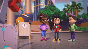 Still from Absorbing Man's Magnetic Mayhem